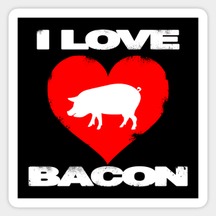 I LOVE BACON Sticker